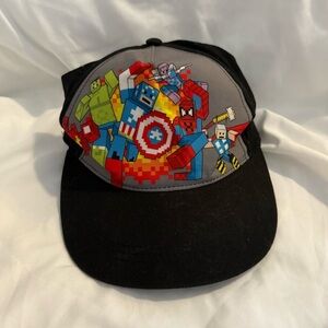 EUC Legos Marvel Graphic Snapback Hat